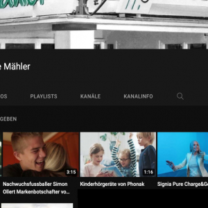 Jetzt auf unserem YouTube-Kanal